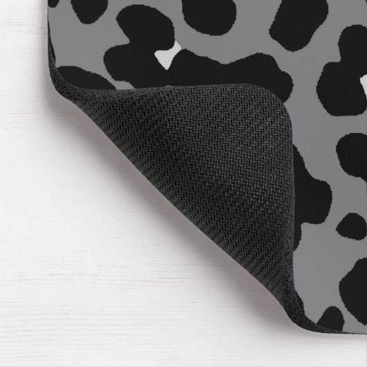 Corey Tiger 80er Retro Gray Leopard Print Mousepad (Ecke)