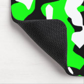 Corey Tiger 80er Retro Green Camouflage (Camouflag Mousepad (Ecke)