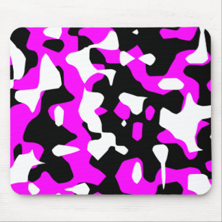 Corey Tiger 80er Retro Hot Pink Camouflage (Camouf Mousepad