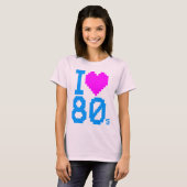 Corey Tiger 80er Retro I Liebe 80er Shirt (Vorne ganz)