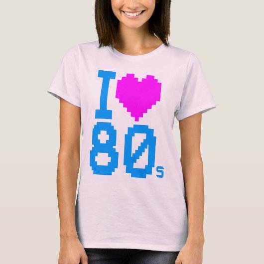 Corey Tiger 80er Retro I Liebe 80er Shirt (Vorderseite)