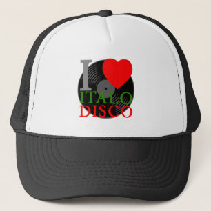 Corey Tiger-80er Retro I Liebe Italo Disco-T - Truckerkappe