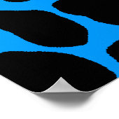 Corey Tiger 80er Retro Leopard Muster Poster (Ecke)