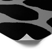 Corey Tiger 80er Retro Leopard Muster Poster (Ecke)