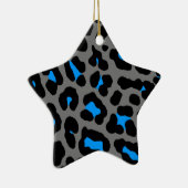 Corey Tiger 80er Retro Leopard Print Star Ornament (Rechts)