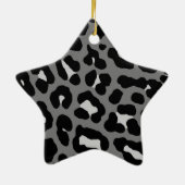 Corey Tiger 80er Retro Leopard Print Star Ornament (Hinten)