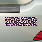 Corey Tiger 80er Retro Leopard Spots Autoaufkleber (Auf Auto)