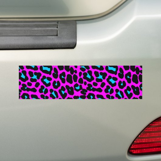 Corey Tiger 80er Retro Leopard Spots Autoaufkleber (Auf Auto)