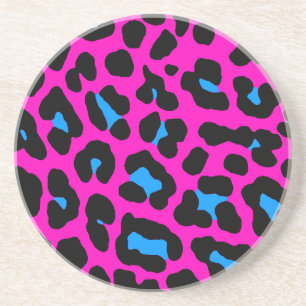 Corey Tiger 80er Retro-Leopardenmuster Untersetzer