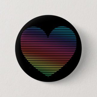 Corey Tiger 80er Retro Moody Heart Button