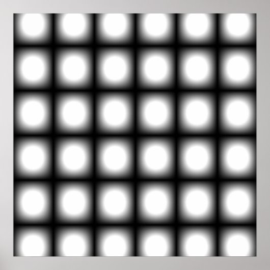 Corey Tiger 80er Retro Op Art Poster (Vorne)