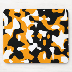 Corey Tiger 80er Retro Orange Camouflage (Camo) Mousepad
