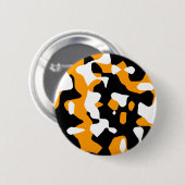 Corey Tiger 80er Retro Orange Camouflage (Camoufla Button (Vorne & Hinten)