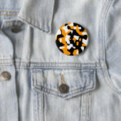 Corey Tiger 80er Retro Orange Camouflage (Camoufla Button (Beispiel)