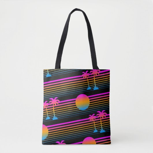 COREY TIGER 80er RETRO PALM BAG Tasche (Vorderseite)