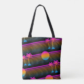 COREY TIGER 80er RETRO PALM BAG Tasche (Rückseite)