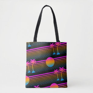 COREY TIGER 80er RETRO PALMEN TASCHE