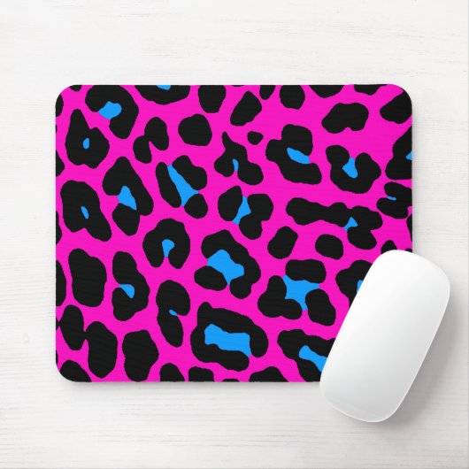 Corey Tiger 80er Retro Pink Leopard Print Mousepad (Mit Mouse)