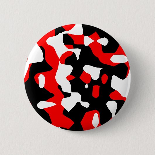 Corey Tiger 80er Retro Red Camouflage (Camouflage) Button (Vorderseite)