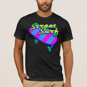 Corey Tiger 80er Retro Street Surf Skateboard T-Shirt