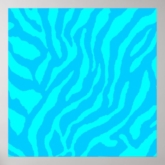 Corey Tiger 80er Retro Tiger Muster Poster (Vorne)