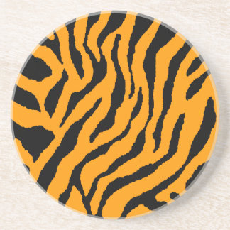 Corey Tiger 80er Retro Tiger Streifen Getränkeuntersetzer