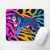Corey Tiger 80er Retro Tiger & Stripes Mousepad (Mit Mouse)