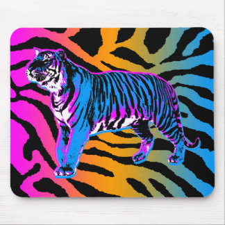 Corey Tiger 80er Retro Tiger & Stripes Mousepad