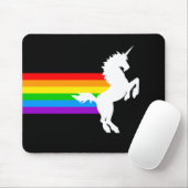 Corey Tiger 80er Retro Unicorn Rainbow Mousepad (Mit Mouse)