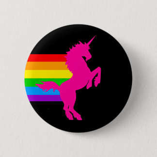 COREY TIGER 80ER RETRO VINTAG RAINBOW UNICORN BUTTON