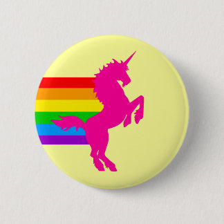 COREY TIGER 80ER RETRO VINTAG RAINBOW UNICORN BUTTON