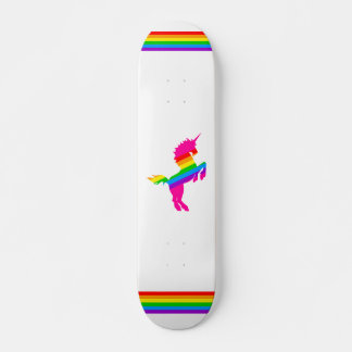COREY TIGER 80ER RETRO VINTAG UNICORN RAINBOW WHIT SKATEBOARD