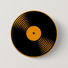 Corey Tiger 80er Retro Vintag Vinyl Record Button