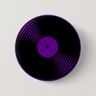 Corey Tiger 80er Retro Vintag Vinyl Record Button