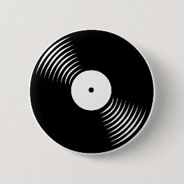 Corey Tiger 80er Retro Vintag Vinyl Record Button