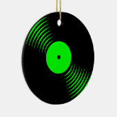 Corey Tiger 80er Retro Vinyl Record Ornament (Rechts)