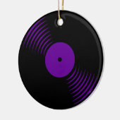 Corey Tiger 80er Retro Vinyl Record Ornament (Links)