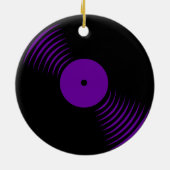 Corey Tiger 80er Retro Vinyl Record Ornament (Hinten)