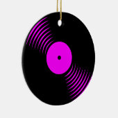 Corey Tiger 80er Retro Vinyl Record Ornament (Rechts)