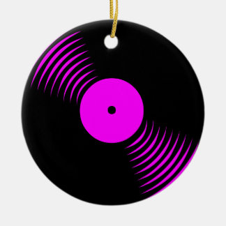 Corey Tiger 80er Retro Vinyl Record Ornament