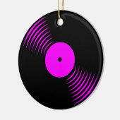 Corey Tiger 80er Retro Vinyl Record Ornament (Links)