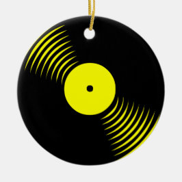 Corey Tiger 80er Retro Vinyl Record Ornament