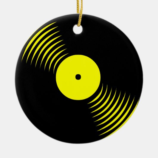 Corey Tiger 80er Retro Vinyl Record Ornament (Vorne)