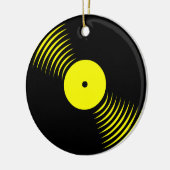 Corey Tiger 80er Retro Vinyl Record Ornament (Links)