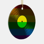 Corey Tiger 80er Retro Vinyl Record Ornament (Rechts)