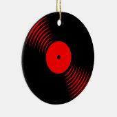 Corey Tiger 80er Retro Vinyl Record Ornament (Rechts)