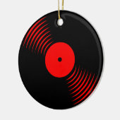 Corey Tiger 80er Retro Vinyl Record Ornament (Links)