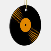 Corey Tiger 80er Retro Vinyl Record Ornament (Rechts)