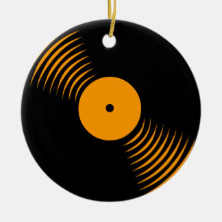 Corey Tiger 80er Retro Vinyl Record Ornament