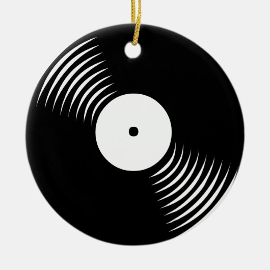 Corey Tiger 80er Retro Vinyl Record Ornament (Vorne)